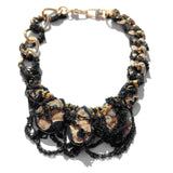 MPR x THE IMAGINARIUM: Druzy Black + Gold Chain Necklace