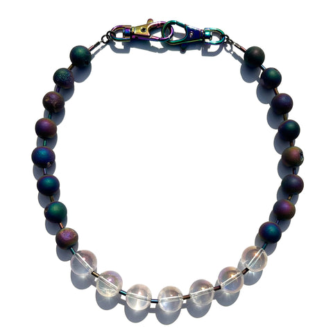MPR x IMAGINARIUM: Lava Druzy Quartz + Iridescence Mix Necklace