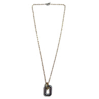 MPR x IMAGINARIUM: Long Bubble Chain Deco Pendant in Gold+Silver