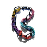 MPR x THE IMAGINARIUM: Memphis Design Chain on Black Necklace