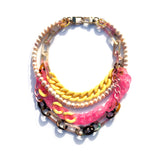MPR x IMAGINARIUM: Pastel Peach + Yellow Pearl Pastiche Necklace