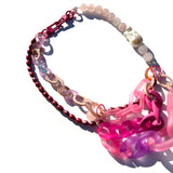 MPR x THE IMAGINARIUM: Hot Pink Rose Quartz + Baroque Pearl Melange Necklace