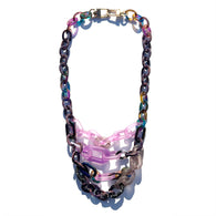 MPR x IMAGINARIUM: Purple + Dark Tortoise Melange Necklace