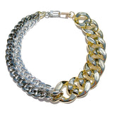 MPR x IMAGINARIUM: Bubble Chain Tri-Tone Mixed Scale Necklace