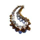 MPR x THE IMAGINARIUM: Scalloped Crochet Chain Clear Quartz and Pearl Necklace