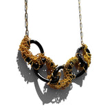 MPR x THE IMAGINARIUM: 5 Black Links with Gold Caviar Necklace