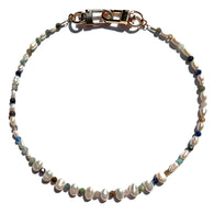 MPR x IMAGINARIUM: White Pearl Multi-Color Gemstone Mix Necklace