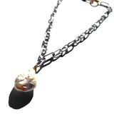 MPR x THE IMAGINARIUM: Bright White Pearl Chain Drop Necklace