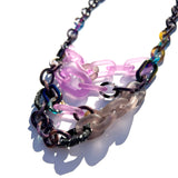 MPR x IMAGINARIUM: Purple + Dark Tortoise Melange Necklace