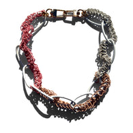 MPR x THE IMAGINARIUM: Palm Beach Pink Chain on White Links Necklace