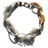 MPR x THE IMAGINARIUM: Gold+White Two-Tone Chain on White Links Necklace