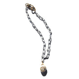 MPR x THE IMAGINARIUM: Bright White Pearl Chain Drop Necklace