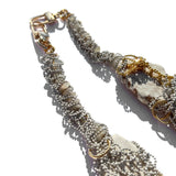 MPR x THE IMAGINARIUM: Cream Marble and Gold Chain Necklace