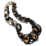 MPR x THE IMAGINARIUM: Druzy Black + Gold Chain Necklace