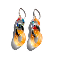 MPR x THE IMAGINARIUM: Tropical Smoky Orange Curb Chain Earrings