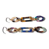 MPR x THE IMAGINARIUM: Multi-Color Triple Link Earrings
