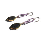 MPR x THE IMAGINARIUM: Peacock Pearl on Lavender Chain Earrings