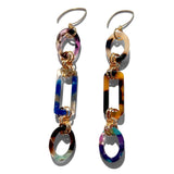 MPR x THE IMAGINARIUM: Multi-Color Triple Link Earrings