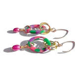 MPR x THE IMAGINARIUM: Tropical Fuschia Pearl Drop Earrings