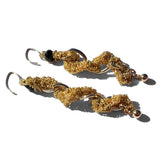 MPR x THE IMAGINARIUM: Gold Crochet Chain Drop Earrings