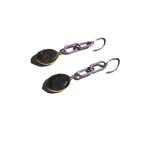 MPR x THE IMAGINARIUM: Peacock Pearl on Lavender Chain Earrings