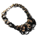 MPR x THE IMAGINARIUM: Druzy Black + Gold Chain Necklace