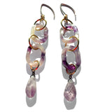 MPR x THE IMAGINARIUM: Opalescent Amethyst Double Drop Briolette Earrings