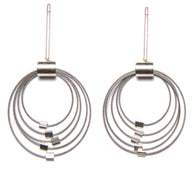 Grad Circle Post Earrings (Mini)