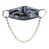 Sea Change Bead Mask Chain Necklace- Clarity