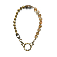 Sea Change Bead Necklace- Sandstone