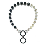 Sea Change Bead Mask Chain Necklace- Yin Yang