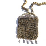 Sea Change Pearl Tassel Purse