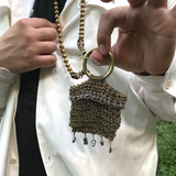 Sea Change Pearl Tassel Purse