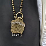 Sea Change Pearl Tassel Purse