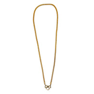 Sea Change Chain Mask Holder Necklace- Flat Gold