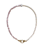 Sea Change Pearl Necklace- Pink Yin Yang