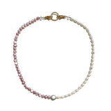 Sea Change Pearl Necklace- Pink Yin Yang
