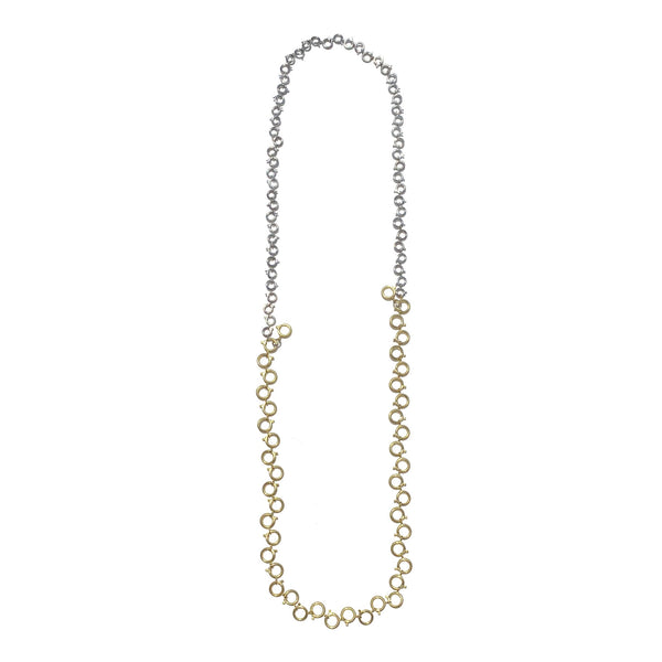 Sea Change Chain Mask Holder Necklace- Clasp on Clasp