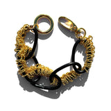 MPR x THE IMAGINARIUM Gold Chain on Black Links Bracelet