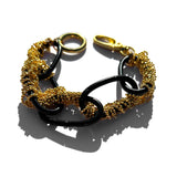 MPR x THE IMAGINARIUM Gold Chain on Black Links Bracelet