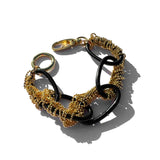 MPR x THE IMAGINARIUM Gold Chain on Black Links Bracelet