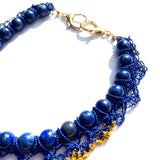 MPR x THE IMAGINARIUM: Lapis + Crochet Chain Mix Necklace