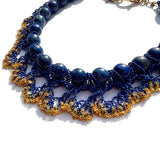 MPR x THE IMAGINARIUM: Lapis + Crochet Chain Mix Necklace