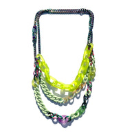 MPR x THE IMAGINARIUM: Lime Iridescent Metallic Necklace