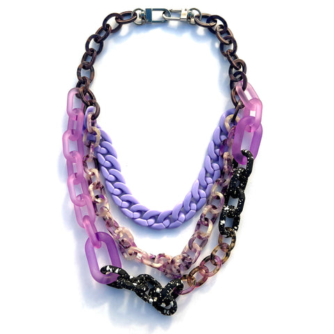 MPR x THE IMAGINARIUM: Purple + Splatter Pastiche Necklace