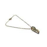 MPR x THE IMAGINARIUM: Bubble Chain Deco Oval and Rectangle Pendant in Gold