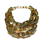 MPR x THE IMAGINARIUM: Woven Chain Link Triple Chain Necklace