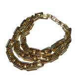 MPR x THE IMAGINARIUM: Woven Chain Link Triple Chain Necklace