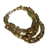 MPR x THE IMAGINARIUM: Woven Chain Link Triple Chain Necklace
