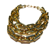 MPR x THE IMAGINARIUM: Woven Chain Link Triple Chain Necklace